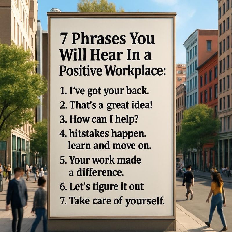 7 Phrases You Will Hear in a Positive Workplace (and Why AI Coaching Makes Them Stick)