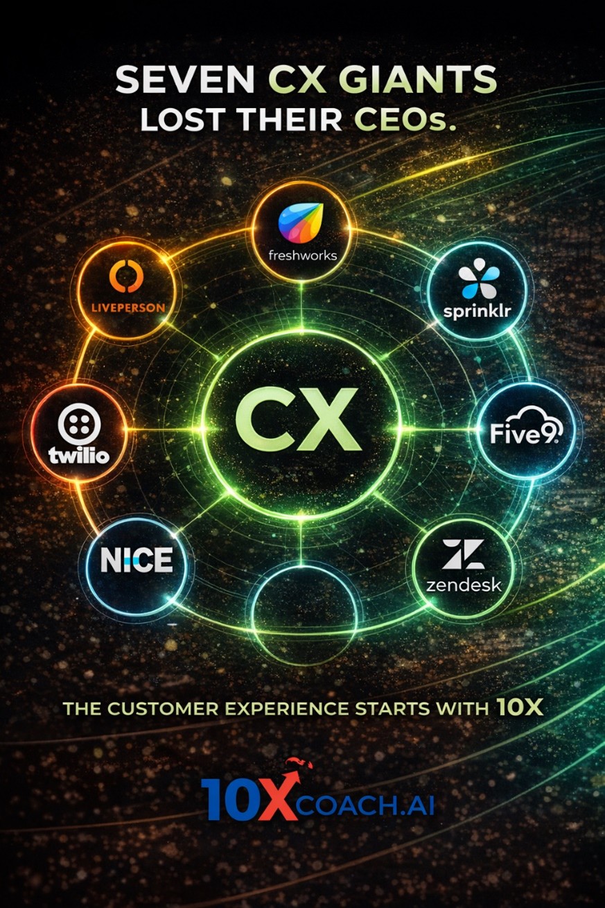Eight Founder CEOs. Eighteen Months. All in Customer Experience. That’s not a coincidence — that’s a signal.